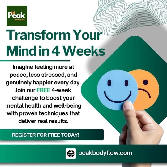 Boost Your Mental Health with PeakBodyFlow's Free 4-Week Challenge