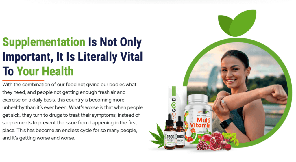 livegood products and mesages